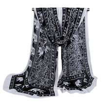 New Fashion Women Chiffon Scarf Floral Print Long Thin Shawl Wrap Vintage Pashmina Women Shawls and Scarves