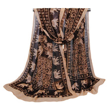 New Fashion Women Chiffon Scarf Floral Print Long Thin Shawl Wrap Vintage Pashmina Women Shawls and Scarves
