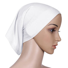 New Fashion Women's Muslim Hijab Ladies Turban Islamic Bonnet Underscarf Inner Cap Solid Rayon Tube Hat Elastic Headwear