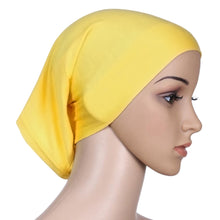 New Fashion Women's Muslim Hijab Ladies Turban Islamic Bonnet Underscarf Inner Cap Solid Rayon Tube Hat Elastic Headwear