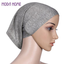 New Fashion Women's Muslim Hijab Ladies Turban Islamic Bonnet Underscarf Inner Cap Solid Rayon Tube Hat Elastic Headwear