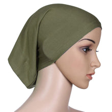 New Fashion Women's Muslim Hijab Ladies Turban Islamic Bonnet Underscarf Inner Cap Solid Rayon Tube Hat Elastic Headwear