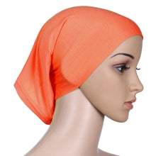 New Fashion Women's Muslim Hijab Ladies Turban Islamic Bonnet Underscarf Inner Cap Solid Rayon Tube Hat Elastic Headwear