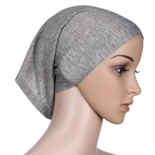 New Fashion Women's Muslim Hijab Ladies Turban Islamic Bonnet Underscarf Inner Cap Solid Rayon Tube Hat Elastic Headwear