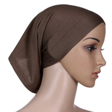 New Fashion Women's Muslim Hijab Ladies Turban Islamic Bonnet Underscarf Inner Cap Solid Rayon Tube Hat Elastic Headwear