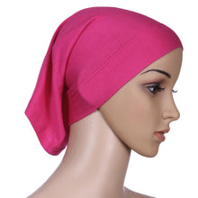 New Fashion Women's Muslim Hijab Ladies Turban Islamic Bonnet Underscarf Inner Cap Solid Rayon Tube Hat Elastic Headwear