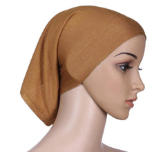 New Fashion Women's Muslim Hijab Ladies Turban Islamic Bonnet Underscarf Inner Cap Solid Rayon Tube Hat Elastic Headwear