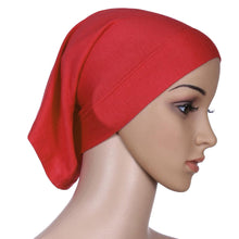 New Fashion Women's Muslim Hijab Ladies Turban Islamic Bonnet Underscarf Inner Cap Solid Rayon Tube Hat Elastic Headwear