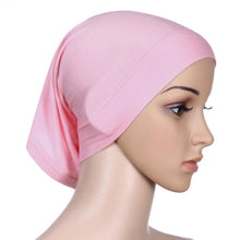 New Fashion Women's Muslim Hijab Ladies Turban Islamic Bonnet Underscarf Inner Cap Solid Rayon Tube Hat Elastic Headwear