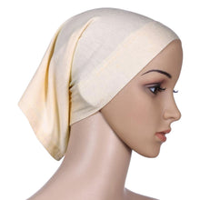 New Fashion Women's Muslim Hijab Ladies Turban Islamic Bonnet Underscarf Inner Cap Solid Rayon Tube Hat Elastic Headwear