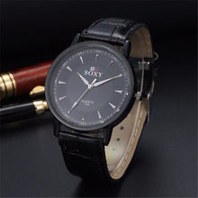 Luxury Brand Fashion Leather Men Quartz Analog Watches Casual Business Watches Men Watch relogio masculino Gift