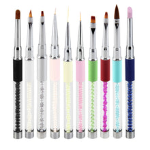 10 PcsSetNail Art icure Pens Polishing Color Drawing Carved Poking icure Painting Pen