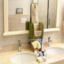 Travel Toiletry Wash Cosmetic Bag Makeup Storage Case Hanging Grooming