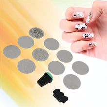 1 Sets Nail Art Polish Stamping Kit 10 Pcs Stamp With Stamper Scraper Nail Art DIY Templates Polish Nail Tools