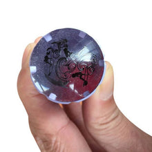 Purple 2.8CM Transparent Stamp Nail Art Clear Jelly Stamper Scraper Tool Set Manicure Polish Stamp Image Tool Kit