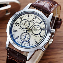 Casual men Watches Brand Luxury Leather Men Military Wrist Watches Men Sports Quartz-Watch Relogio Masculino