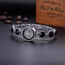 Women Bracelet Watch Ladies Tassel Dress Quartz Watch Clock Crystal Rhinestone Steel Strap Wrist Watch Montre Femme