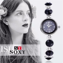 Women Bracelet Watch Ladies Tassel Dress Quartz Watch Clock Crystal Rhinestone Steel Strap Wrist Watch Montre Femme