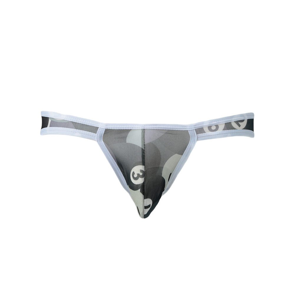 Transparent Mens Sexy Underwear Duck Print Gay Men Underpant Nylon Brief Sheer Mesh U Convex Pouch Elastic Waist Slip Homme