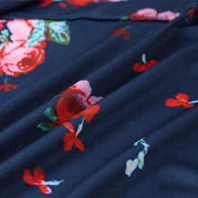 Vintage Women Kimono Cardigan Floral Print Long Sleeve Loose Outerwear Coat Tops Black/Dark Green/Royal Blue Bomber Jacket