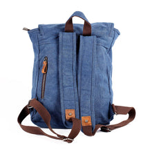 Vintage Women Men Canvas Backpack Crazy Horse Leather Mochila Hombre Large Capacity Retro Satchel School Bag Boys Rucksack