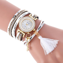 Vogue Watchs Wrap Around For Women Weave Leather Bracelet Lady Womans Wrist Watch Fast Shipping Feida