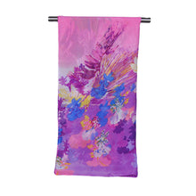 New Women Chiffon Scarf Contrast Leaves Print Long Shawlcolorful Fashion Pashmina Wrap