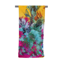 New Women Chiffon Scarf Contrast Leaves Print Long Shawlcolorful Fashion Pashmina Wrap