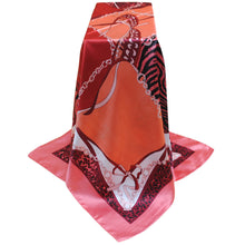 Women Square Satin Kerchief Contrast Ethnic Headband Vintage Shawl Thin Pashmina Bufandas Mujer Shawls and Scarves