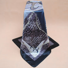 Women Square Satin Kerchief Contrast Ethnic Headband Vintage Shawl Thin Pashmina Bufandas Mujer Shawls and Scarves
