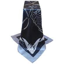 Women Square Satin Kerchief Contrast Ethnic Headband Vintage Shawl Thin Pashmina Bufandas Mujer Shawls and Scarves