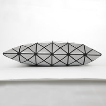 Women Fashion Shoulder Bag Geometric Plaid Foldable Bag Adjustable Handle Casual Tote Bag Grey/White/Black Folding Bags