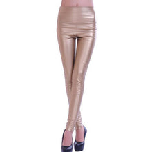 Women Leggings Faux Leather Slim Leggings Plus Size High Elasticity Sexy Pants Leggins Leather Boots Leggings
