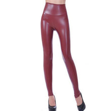 Women Leggings Faux Leather Slim Leggings Plus Size High Elasticity Sexy Pants Leggins Leather Boots Leggings