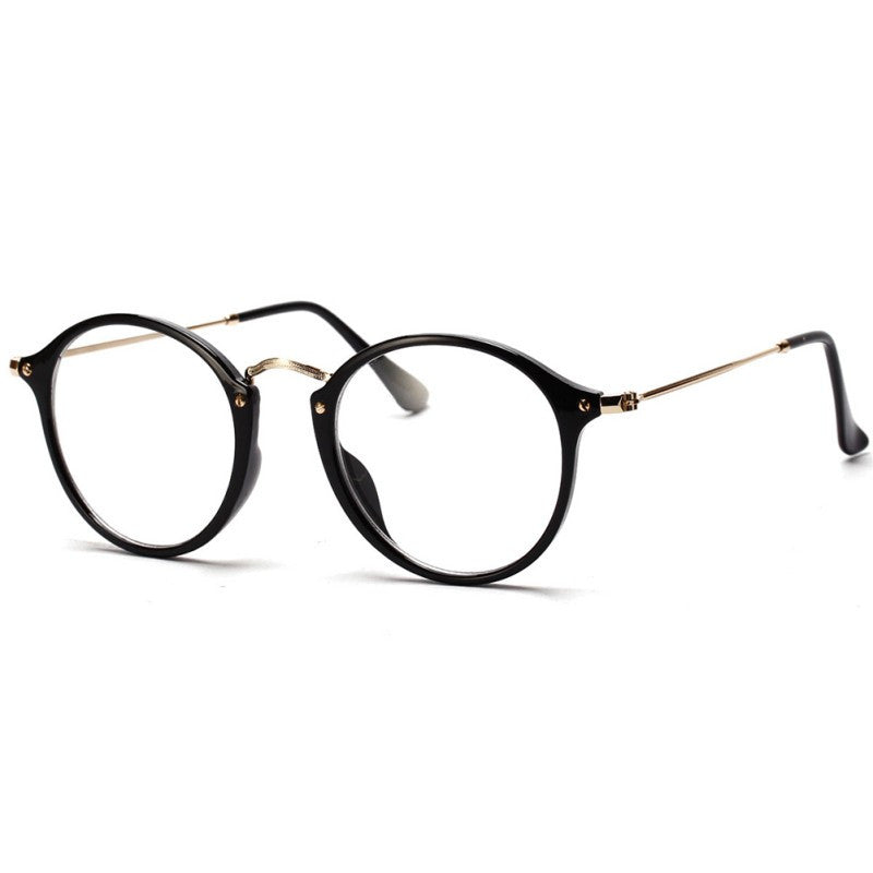Women Men Vintage Round Eyewear Frames Retro Optical Nerd Glasses Frame Eyeglasses Goggle Oculos Feminino