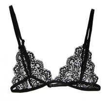 Women Sexy Floral Lace Triangle Bra Bustier Sheer Bralette Unpadded Camis Crop Top Lady Bras Clothes