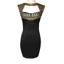 Women Dress Hollow Out Sleeveless Party Dress Sexy Club Mini Dress  Bodycon Dress Vestidos de Festa