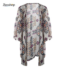 shirt style tops women blouses printed shirts casual camisas femininas blusas vintage kimono cardigan plus size