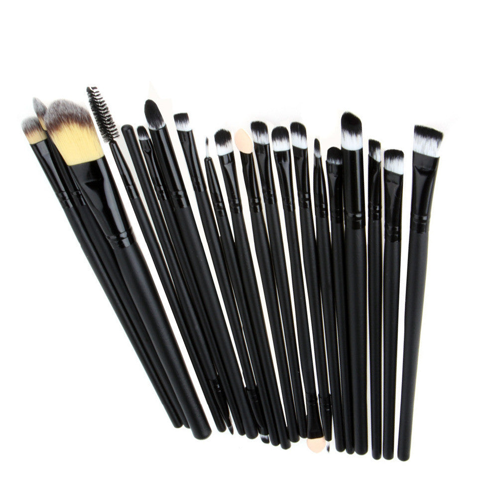 20PCS Cosmetics Make up Brushes Tools Beauty Eyeshadow Mascara Lip Brushes Eyebrow Make Up Tool Brush Kit