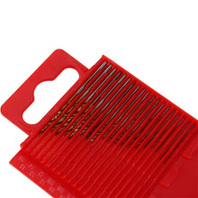 20pcs Titanium Coated HSS High Speed Steel Drill Bit Set Titanium For Wood Plastic Twist Drill Bit Set Tools 91153
