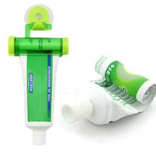 2Pcs Bathroom Portable Plastic Rolling Squeezer Toothpaste Dispenser Tube Partner Holder Sucker Hanging 32513