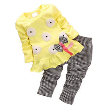2pcss  Kids Baby Girl Minnie Clothes Sets Pullover Bow Tops+Plaids & Checks Pants Outfits Set WholeBaby Boutique Clothing