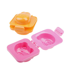 2Pcs Food Grade Plastic Boiled Egg Mold Bento Maker Cutter Decorating Egg Tools 82693