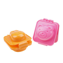 2Pcs Food Grade Plastic Boiled Egg Mold Bento Maker Cutter Decorating Egg Tools 82693