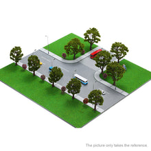 30Pcs Ball-shaped Flower Trees Model Mixed 3colors Tree Model Landscape Trees Train Layout Garden Scenery Diorama Miniature