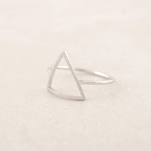30pcslot Rings Silver Brass Geometry Decorative Pattern Triangle Ring