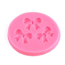 3D Bow Fondant Chocolate Mould Candy Cake Soap Mold Cake Decorating Baking Tool 40935