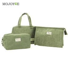 3pcs Makeup Bag Cosmetic Bag Travel Case Toiletry Storage makeup Organizer Handbag Abrasive Cloth Makeup Case make up bag