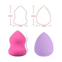 4pcss Makeup Foundation Sponge Blender Blending Cosmetic Puff Powder Smooth Beauty Make Up Tool Esponja Maquillaje