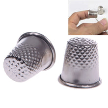 5 X 18mm Finger Thimbles Metal Shield Sewing Grip Protector Pin Needle Shield Craft54824